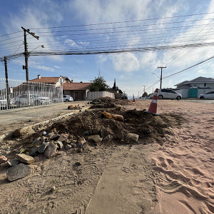 Obras de esgoto da Casan geram transtornos a moradores e empresários do Alto de Mafra