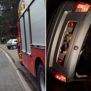 Em menos de 24 horas, dois acidentes são registrados na BR-280, em Mafra