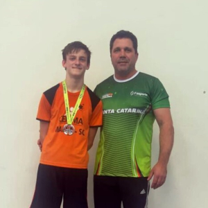 Atleta mafrense de badminton é vice-campeão dos Jogos Escolares de SC