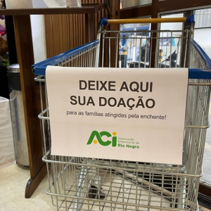 ACI Rio Negro lança campanha para arrecadar donativos em prol das vítimas das enchentes