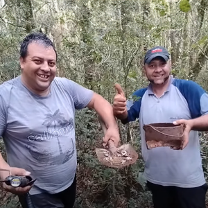 Mafrense encontra tesouro enterrado em meio à mata