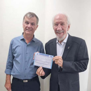 Gari anuncia filiação no partido de Ratinho Júnior e Darci Piana