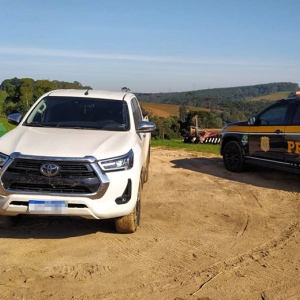 Homem é preso na BR-280 após ser flagrado com camionete furtada