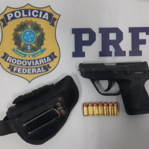 Homem é preso com pistola carregada e pronta para uso em Mafra