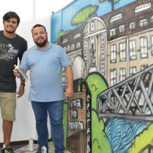 Para grafiteiro mafrense, a rua é sua principal tela
