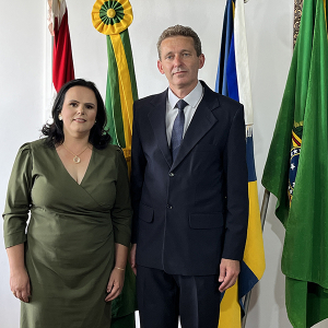 Ivan Rech e Carolina Gaio tomam posse em Itaiópolis